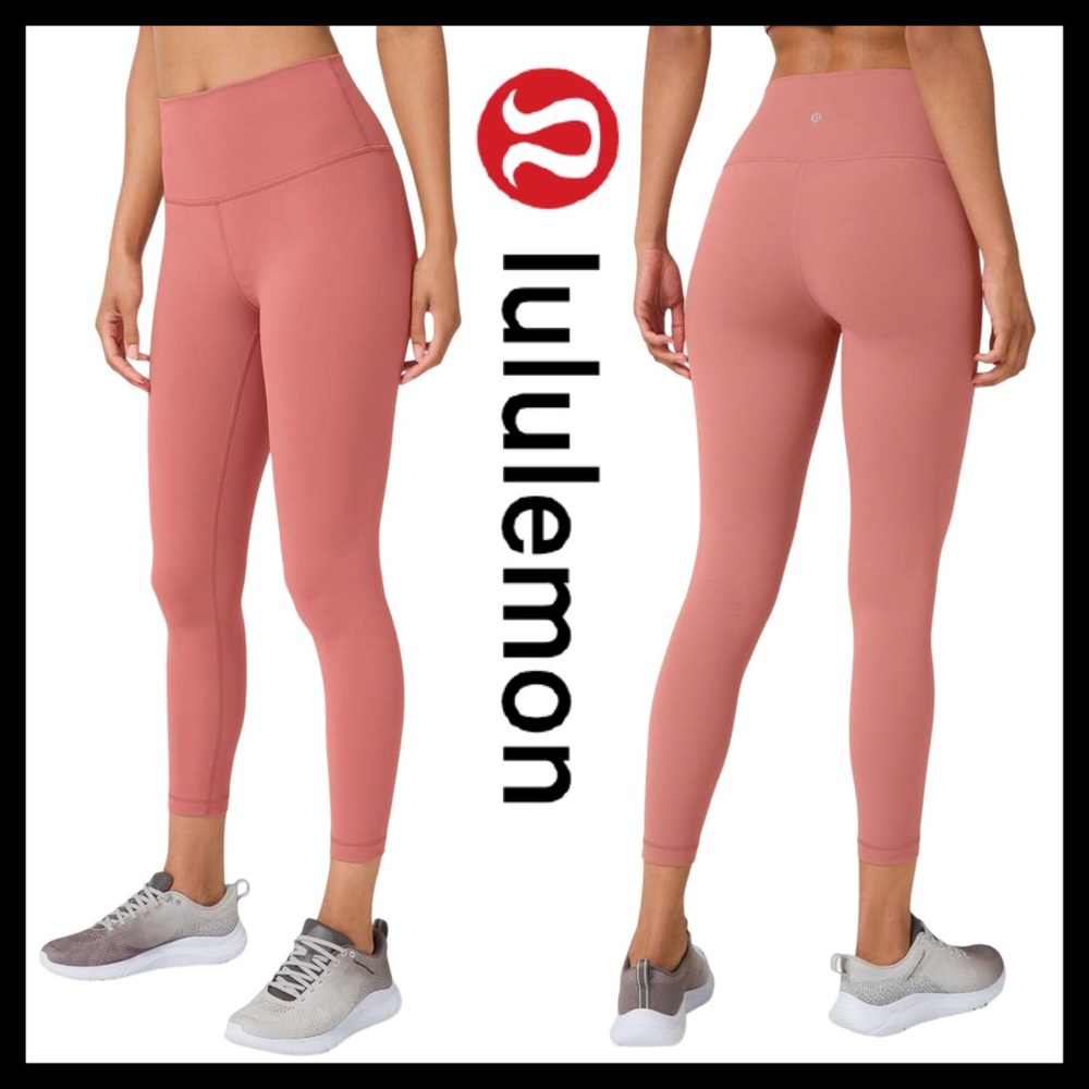 Lululemon Wunder Train High-Rise Tight 25" Women’s Leggings Brier Rose Size (6)